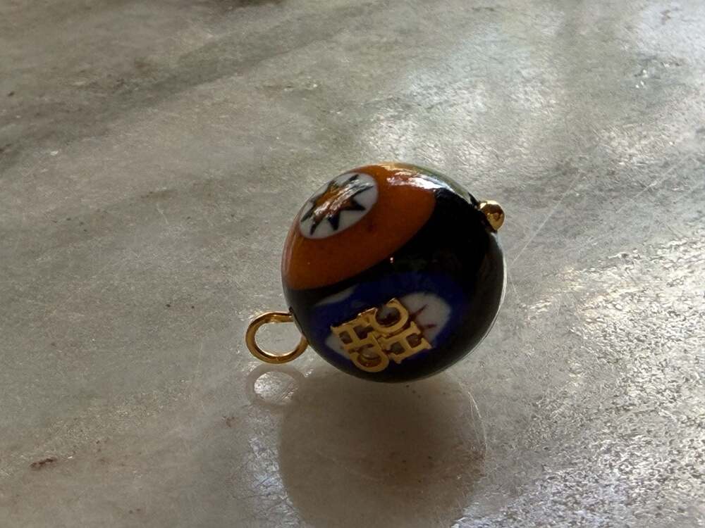 CH Carolina Herrera Millefiori Glass Ball Charm Pendant